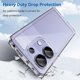 thumbnail image 4 of WANLONFENG MF Series for Xiaomi Redmi Note 13 Pro 4G Poco M6 Pro 4G Case TPU Acrylic Clear Phone Cov, 4 of 5