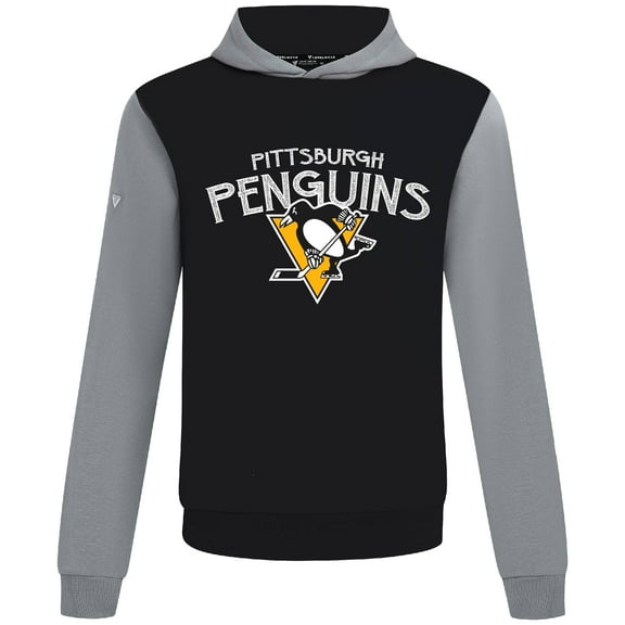 Men's Levelwear  Black/Gray Pittsburgh Penguins Ultimate Mission Pullover Hoodie
