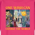 thumbnail image 2 of Disney Wish - One Wish Can Change The World - Men's Crew Neck Fleece Pullover, 2 of 4