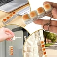 thumbnail image 2 of Caramel Bread Keyboard Fidget Toy Keychain, Clicking Sound, Stress Relief Gadget, 2 of 8