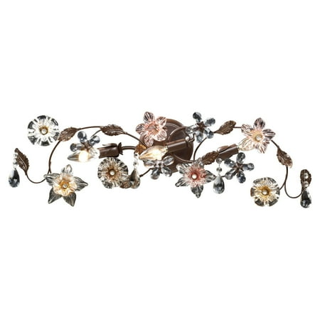 Elk Lighting Cristallo Fiore 20075-3 3 Light Bathroom Vanity Light