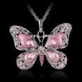 thumbnail image 1 of WREESH Ladies Butterfly Necklace Color Dripping Oil Necklace Jewelry Sweater Accessories, 1 of 3