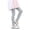Gray, variant on Busydd Baby Girl Leggings Solid Color Toddle Girls Cotton Leggings Casual Comfortable Stretchy Leggings 2-10 Years