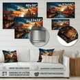 thumbnail image 4 of Designart "Pop Art of Rome Cityscape" Rome Metal Wall Art, 4 of 5