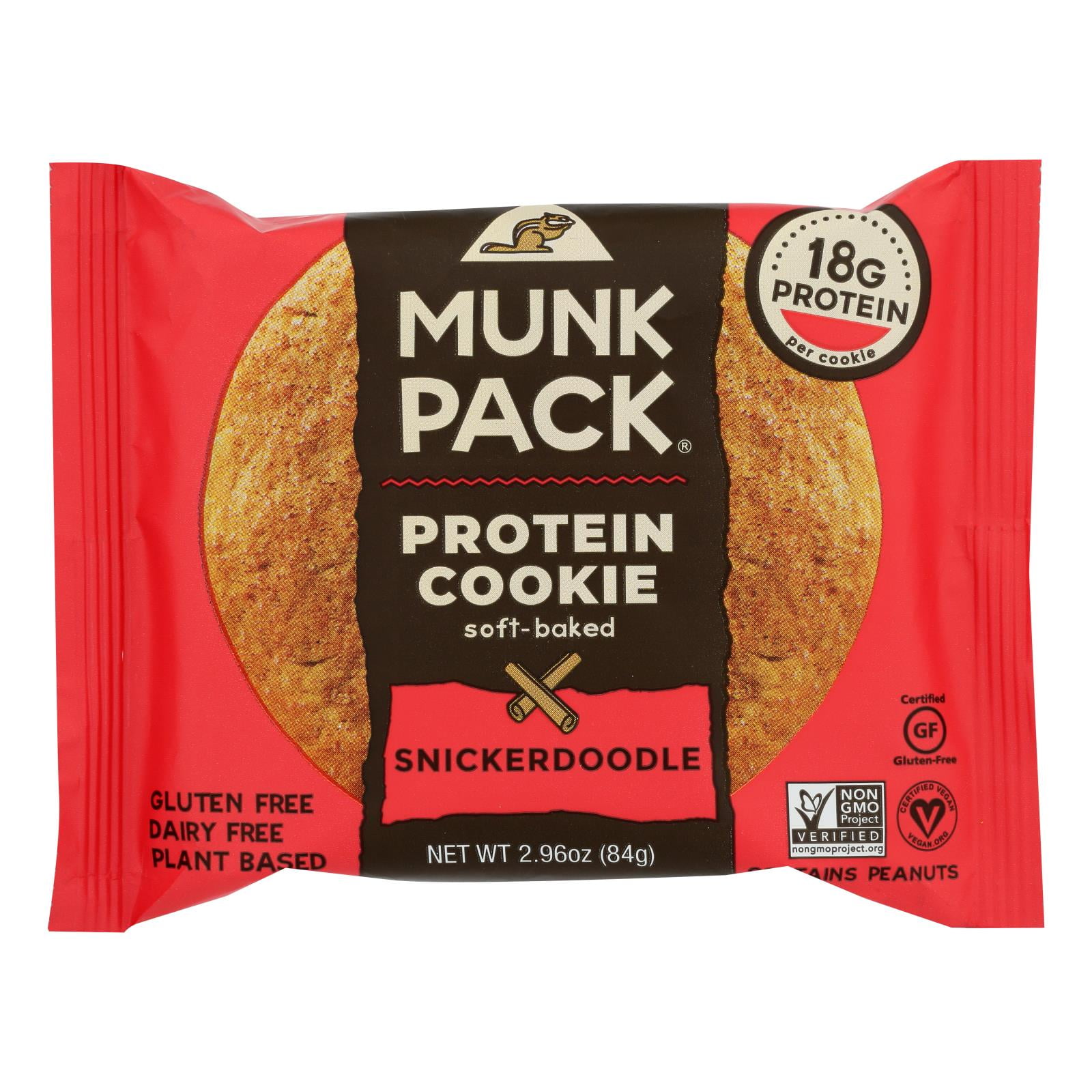Munk Pack Cookie Snickerdoodle, 2.96 Oz (6 Pack)