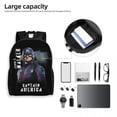thumbnail image 5 of Custom Captain America Hero Laptop Backpack Men Women Basic Bookbag for College School Student Bags, 5 of 5