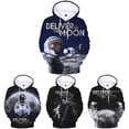 thumbnail image 4 of Sudadera con capucha con estampado 3D de Deliver Us The Moon para hombres y mujeres, chaquetas de astronauta geniales, chándales, ropa de calle, 4 of 5
