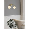 thumbnail image 2 of Living District Hanson 19 inch Wall Sconce in Satin Gold, 2 of 8