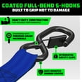 thumbnail image 6 of Rhino USA 1" x 10' Retractable Ratchet Straps 1,209lb Break Strength (Blue 2-Pack), 6 of 8