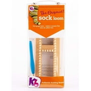 Authentic Knitting Board Sock Loom Original, Fine Gauge Wood Loom