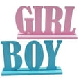 thumbnail image 3 of 2Pcs Party Letter Modeling Decor Baby Shower Party Decor Gender Reveal Adornment, 3 of 6