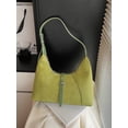 thumbnail image 4 of KKLDOGS Suede Hobo Shoulder Bag, Adjustable Crossbody Tote, Retro Zipper Top Handbag for Daily Commute Travel, 4 of 5