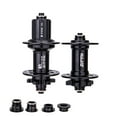 thumbnail image 1 of Aluminum Alloy Bicycle Hub Set - 32 Holes, Black/Red/Purple Options, 170g Front & 281g Rear Hubs Included, Lightweight HG Compatible Wheel Hubs for Cycling Enthusiasts, 1 of 6