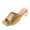 Black, Gold, variant on Women Casual Shoes Women's Block Mule Heeled Sandals Block Heel Mule Sandal Open Square Toe Chunky Heels Low Heel Women Dressy Sandals Fashion Wedding Dress Shoes