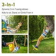 thumbnail image 4 of IFOYO Tree Swing Disc, Rope Swing, Round Kids Swing Seat, Strong Disc Swing for Outdoor, 120lbs/54kg for 3-10 Years Kids, Yellow, 4 of 6