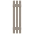 thumbnail image 3 of 12"W x 43"H Mid-America Vinyl, Standard Size Three Board Spaced Shutters, w/Installation Shutter-Lok's & Matching Screws, 008 - Clay, 3 of 13