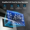 thumbnail image 6 of Coolski Commercial Ice Maker 200lbs/24h, 26’’ Under Counter Ice Machine with 80lbs Storage Capacity, 6 of 6