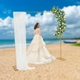 thumbnail image 5 of Metal Wedding Background Decoration Stand, Square Shape Wedding Backdrop Stand, Floor Standing Wedding Arch Stand, 5 of 18