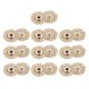 thumbnail image 1 of 10pcs 18mm Hollow Metal Snaps Snowflake Shaped Buttons Fasteners Press Stud DIY Sewing Accessories (Golden), 1 of 4