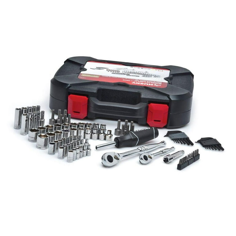 Husky Mechanic Tool Set 92 Piece Wrenches With Case Kit Hand Tools