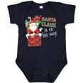 thumbnail image 3 of Inktastic Santa Claus Is On His Way Christmas Boys or Girls Baby Bodysuit, 3 of 5