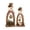 B, variant on Feledorashia Vintage Snowman Tabletop Decor, Wooden Christmas Figurines, Rustic Country Holiday Characters for Mantel Shelf Entryway and Winter Vignettes, Coordinated Seasonal Accent