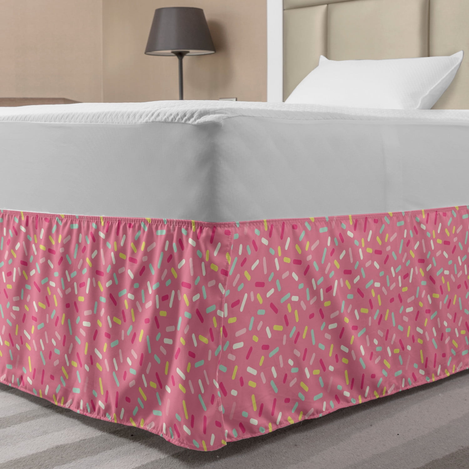 Twin Full Queen Novelty Printed Sheet Sets Colorful Sprinkled Yummy Donuts Sheet 