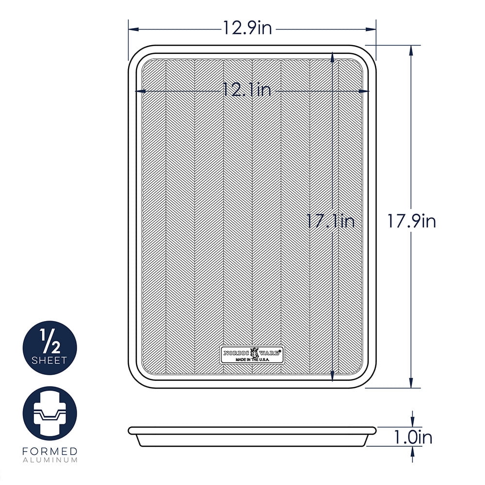 Nordic Ware Prism 3 Piece Baking Sheet Set