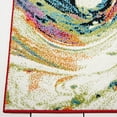thumbnail image 3 of Home Dynamix Splash Avant Contemporary Abstract Area Rug, White/Pink, 5'2" Round, 3 of 7