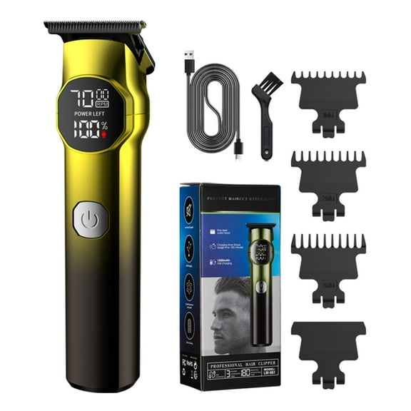 Professional Hair Clippers for Men Cordless Beard Trimmer for Men Adjustable Hair Clippers and Trimmer Set for Barber