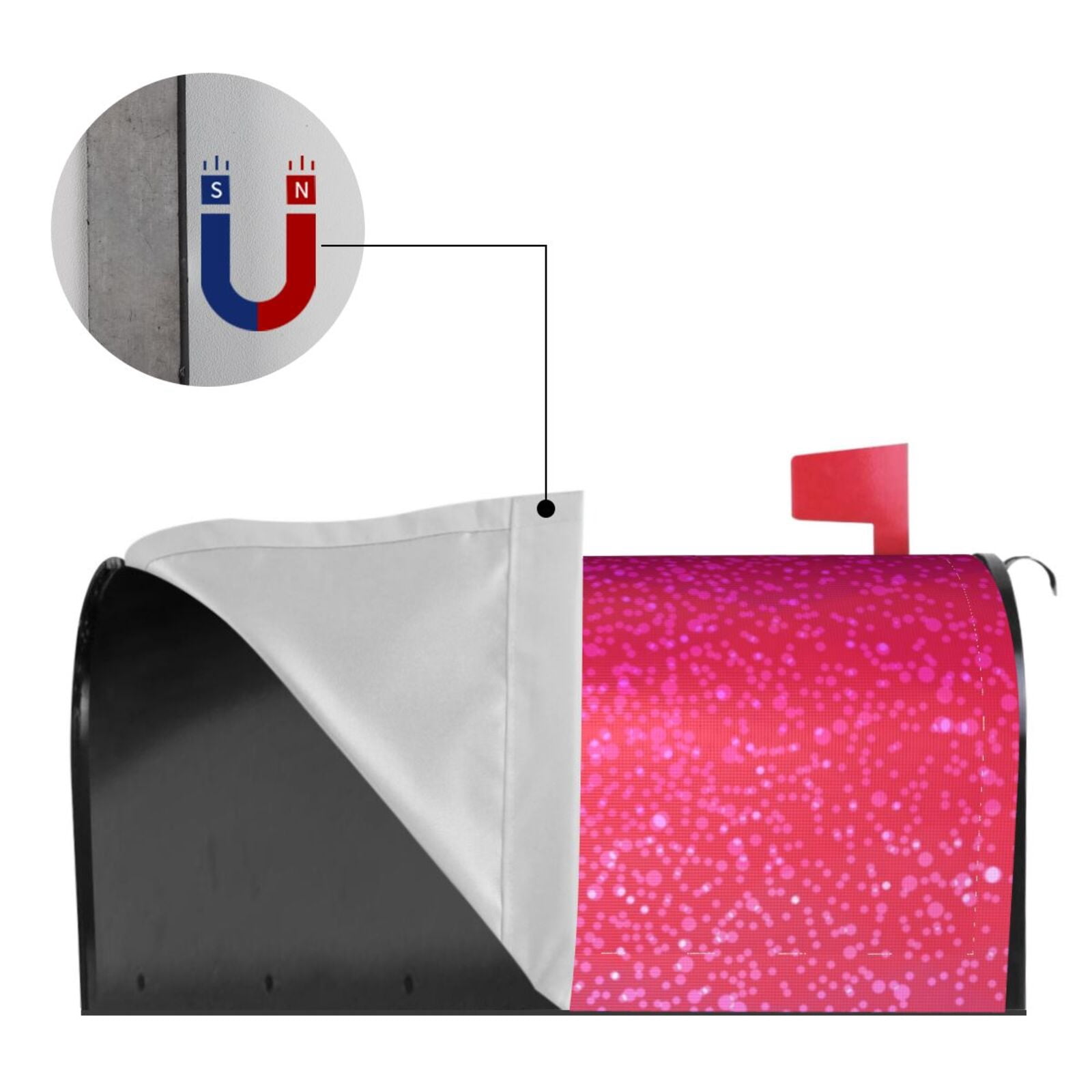 Kdxio Magnetic Mailbox Cover 21x18 in Mailbox Cover Outdoor Decoration Holiday Mailbox Covers for Home Garden Yard-21x18 in