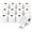 2" x 1"-12 Rolls-15600 Labels, variant on 1300 count 2x1 Direct Thermal Labels Fit for ZD411 ZD410 LP2824, 2" x 1" Matte White Return Address Labels Compatible with Rollo, , Munbyn, Jadens, Arscan Label Printers