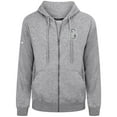 thumbnail image 2 of Men's Levelwear Heather Gray Seattle Mariners Podium Banner Arch Full-Zip Hoodie, 2 of 3