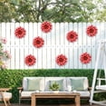 thumbnail image 2 of Fareti Metal Flower Wall Decor, Rustic Modern Daisy Flowers Outdoor Indoor Metal Wall Art Hanging Sculptures for Farmhouse Bathroom Kitchen Living Room Garden Patio, 2 of 4