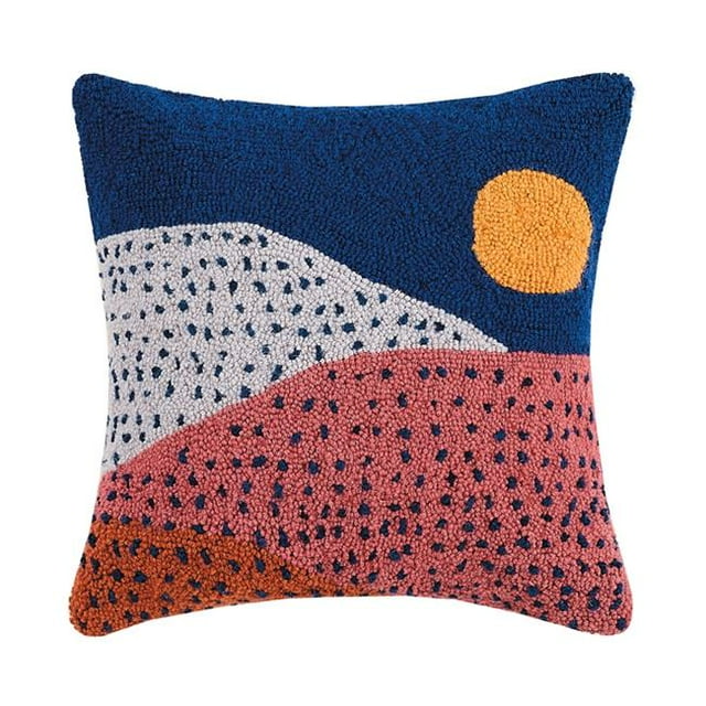 Peking Handicraft 30EO126BC16SQ 16 x 16 Po Coussin à Crochets en Polyester Là-Bas