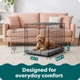 thumbnail image 4 of FurHaven Pet Products Mattress Edition Medium Memory Foam Dog Kennel & Crate Mat, Gray, 4 of 10