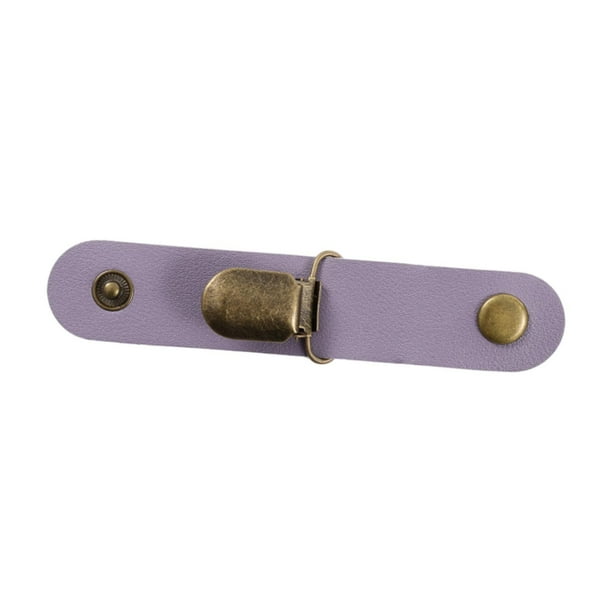 Clip para sombrero, clip para sombrero de viaje, multifuncional, clip para gorra, clip portátil para sombrero de pico de pato Púrpura