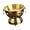 Gold, variant on Stainless Steel Hot Pot Traditional Chinese Hot Pot Lightweight Hotpot Outdoor Cooker Camping Pot for Home Kitchen Countertop