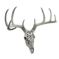 thumbnail image 1 of Decorative Filigree Design Hanging Deer Skull Statue 17 Inch Halloween, 1 of 4