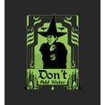 thumbnail image 2 of Wizard Of Oz Wicked Witch Don't Add Water Women's Black Crew Neck Short Sleeve Crop Tee-XL, 2 of 4