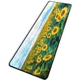 thumbnail image 5 of FREEAM Beautiful Yellow Sunflower Runner Rug 72x24 in,Non-Slip Anti Fatigue Comfort Floor Mats Kitchen Long Rugs for Bedroom Living Room Bathroom Hallways Entryways 94, 5 of 7