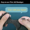 thumbnail image 5 of 8pcs Self Adhesive Bandage Wrap, 2.5cm*450cm Black Breathable Elastic Cohesive Bandages, Vet Wrap Sports Tape, 5 of 5