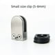 thumbnail image 1 of Clip de boca de pez de acero inoxidable para barandilla de vidrio, clip para barandilla de vidrio, soporte de fijación para laminado de baño, 1 of 4