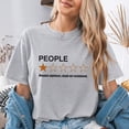thumbnail image 4 of Jollimate People One Star Rating Shirt, Funny Introvert Graphic Tee, Sarcastic Gift for Women, 4 of 6