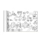 thumbnail image 2 of Álbum de imágenes de graffiti para niños largos, rollo de papel para pintar, relleno de color, pintura para guardería, libro de pintura para bebé, pintura en tela, 2 of 2