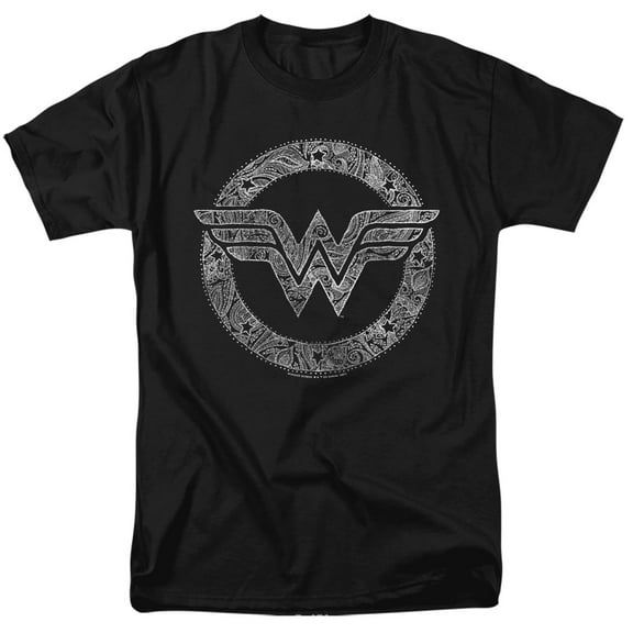 Dc Wonder Woman Paisely Wonder Woman Logo Unisex Adult T Shirt For Men And Women