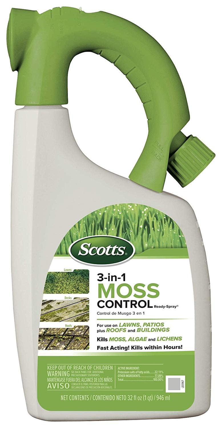 Scotts 3in1 Moss Control ReadySpray, 32Ounce