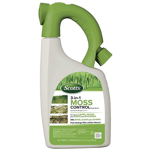 Scotts 3in1 Moss Control ReadySpray, 32Ounce