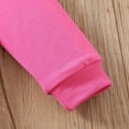 thumbnail image 7 of Toddler Outfits for Girls Boy Girls' Valentine'S Day Long Sleeve Heart Print Sweatshirt Jogger Pants Baby Girl Clothes Hot Pink 18 Months-24 Months, 7 of 7