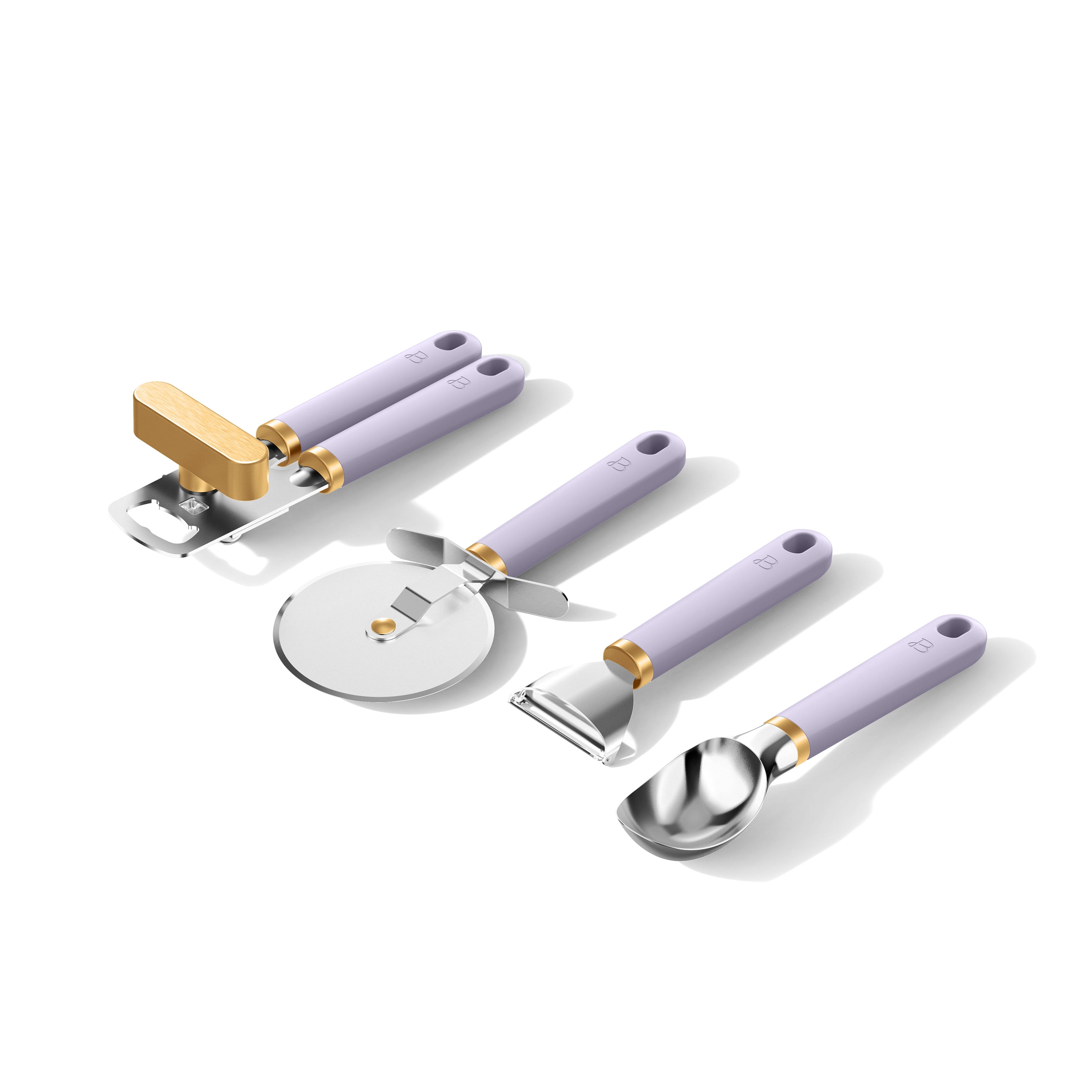 Beautiful 4-Piece Essentials Gadget Set, Lavender by Drew Barrymore